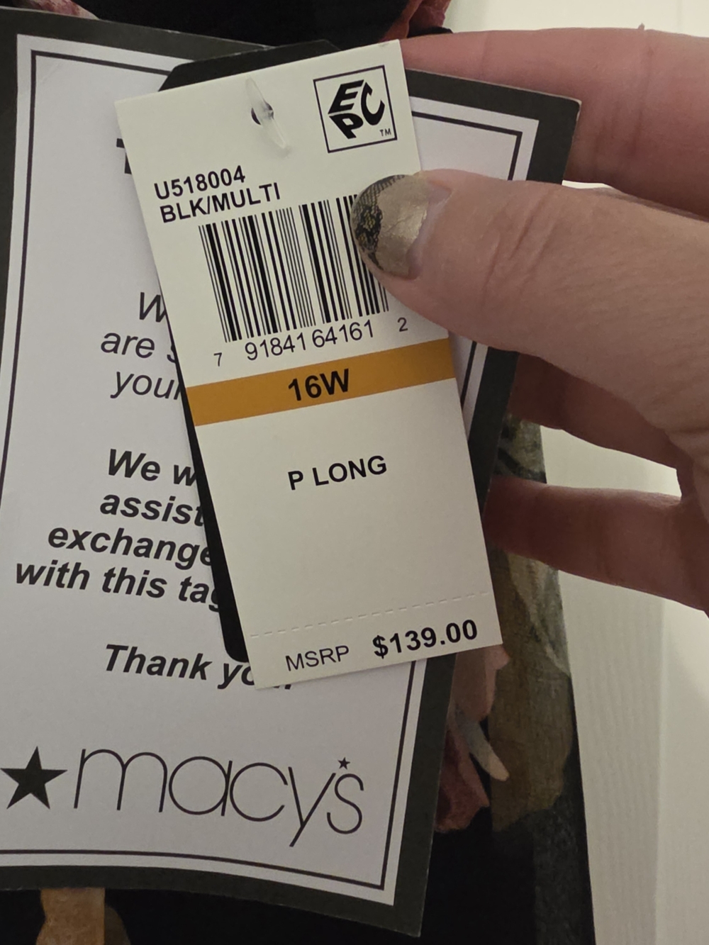 Macy's Black Floral Maxi Dress with Puff Sleeves and Self Tie - Picture 7 of 11